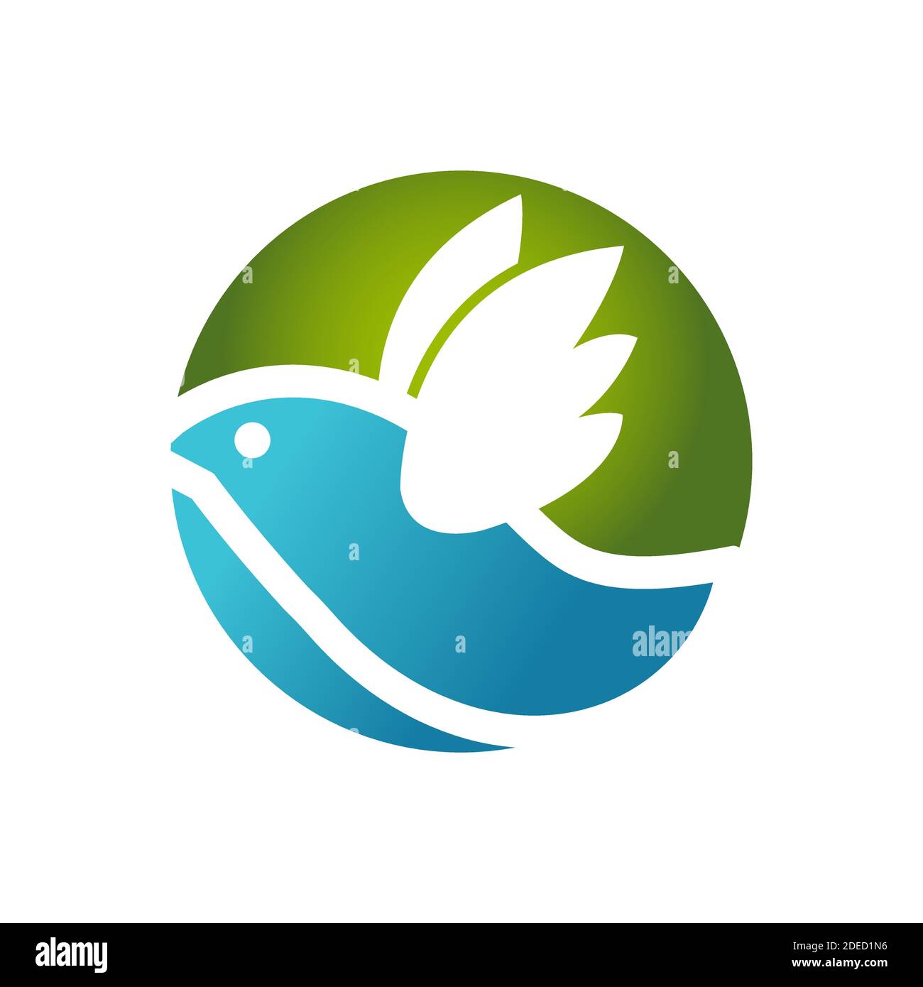 Silhouette du logo Red Bird modèle de conception vectoriel Birds Flying Illustration du logo Vector Illustration de Vecteur