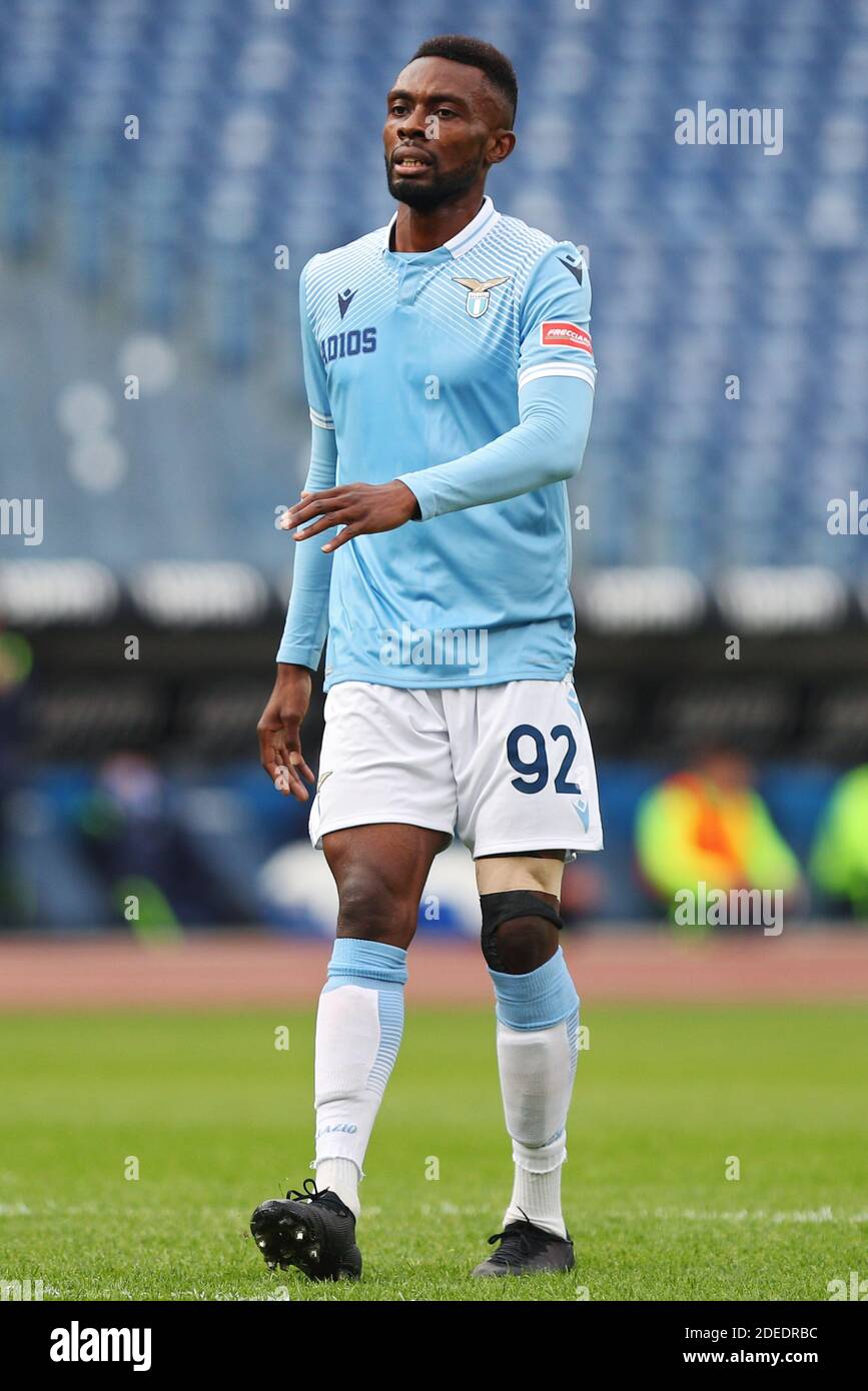 Jean Daniel Akpa Akpro réagit pendant le championnat italien Serie Un match  de football entre SS Lazio et Udinese Calcio on / LM Photo Stock - Alamy