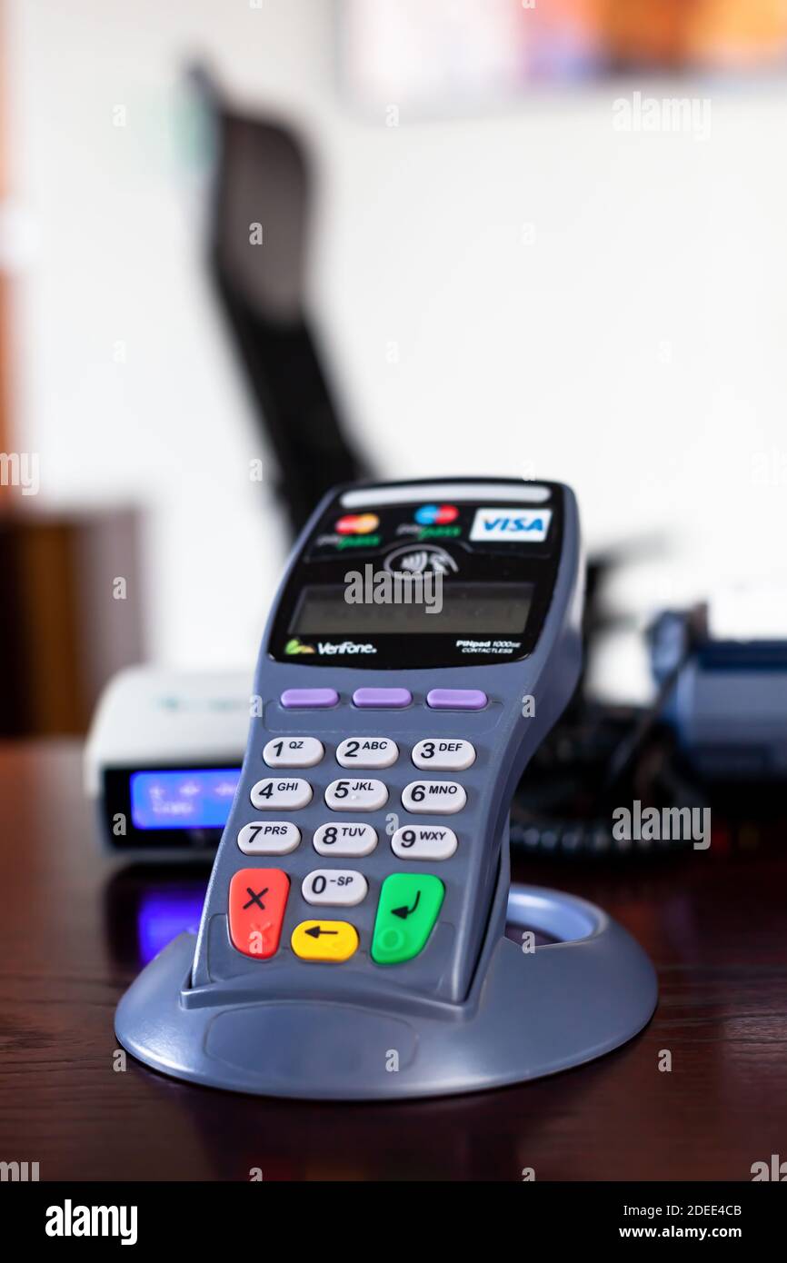 Terminal de paiement sans espèces boutons à clavier, terminal de point ...