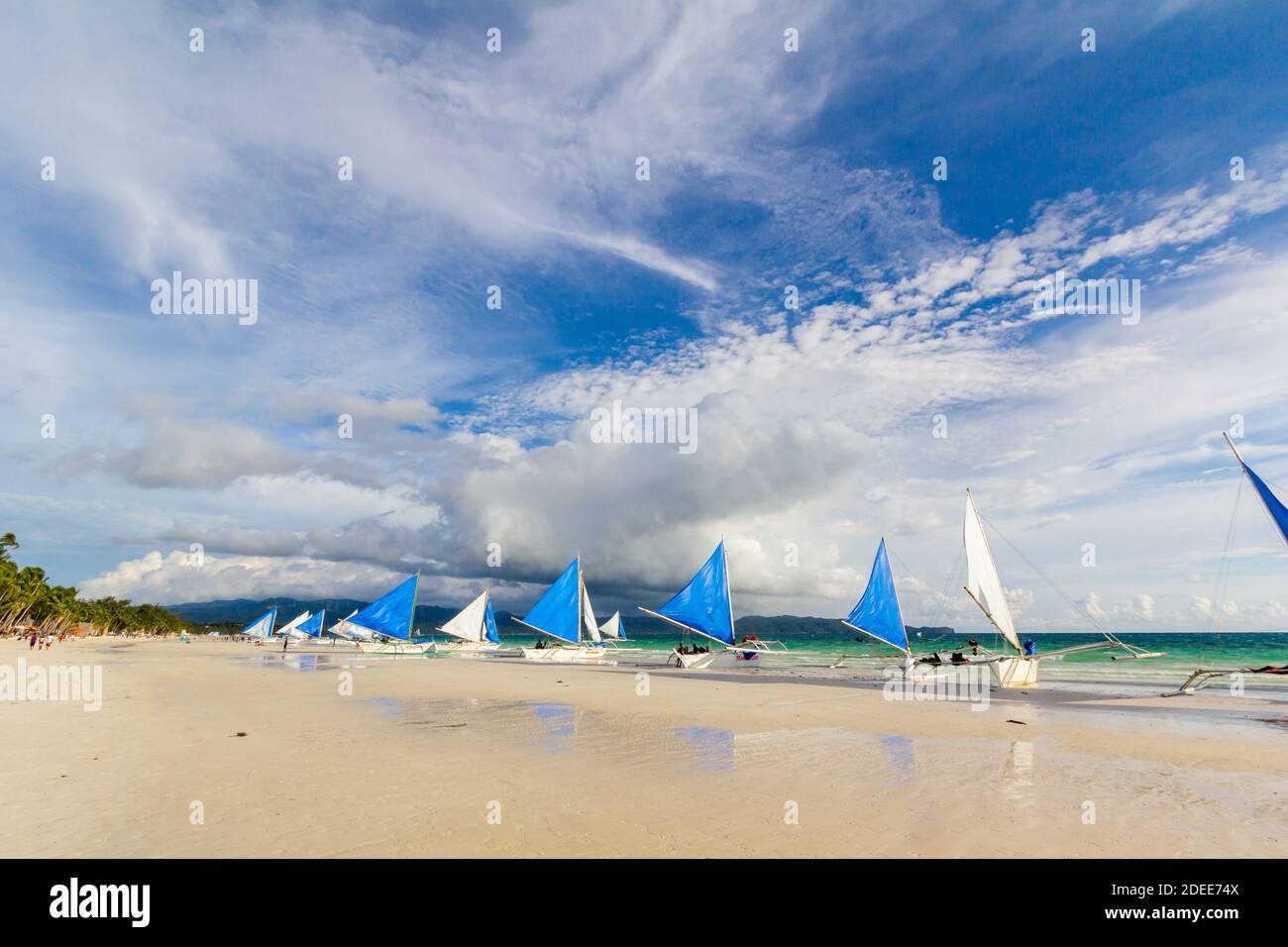 Boracay Island aux Philippines Banque D'Images