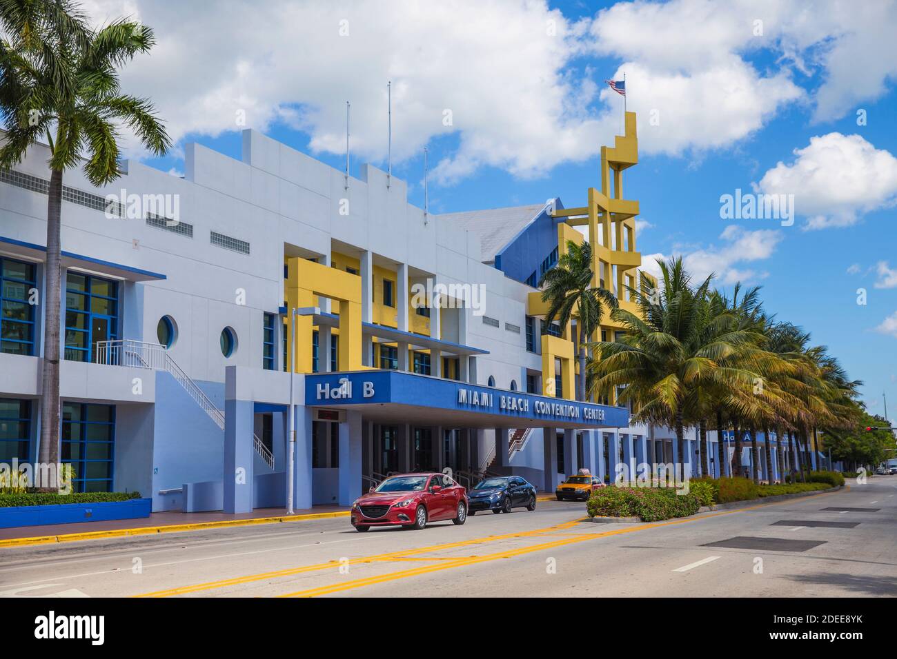 Etats-unis, Miami, Miami Beach, South Beach, Miami Convention Center Banque D'Images