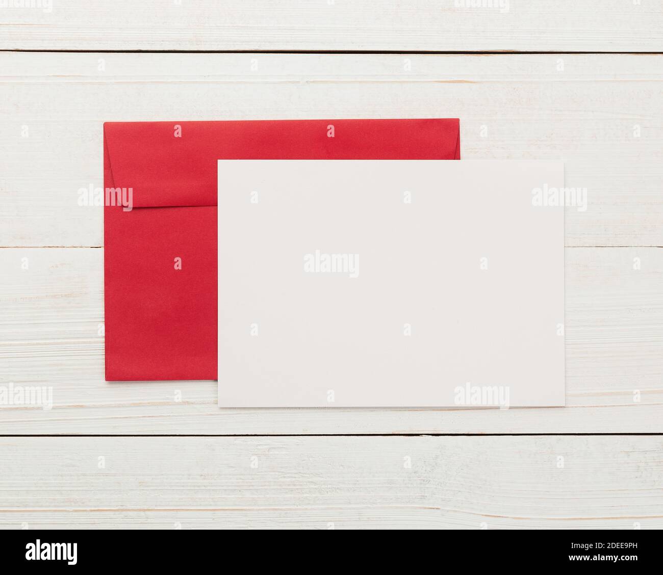 Carte de vœux de Noël et maquette d'enveloppe. Banque D'Images Carte de vœux de Noël et maquette d'enveloppe. Banque D'Images