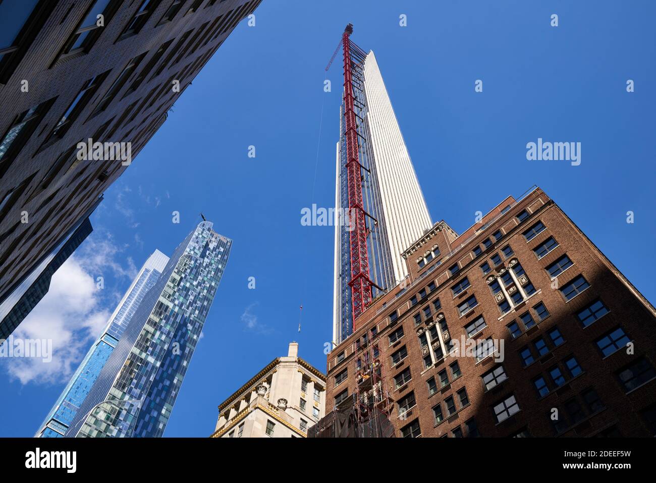 Gratte-ciels du centre-ville de Manhattan, New York Banque D'Images