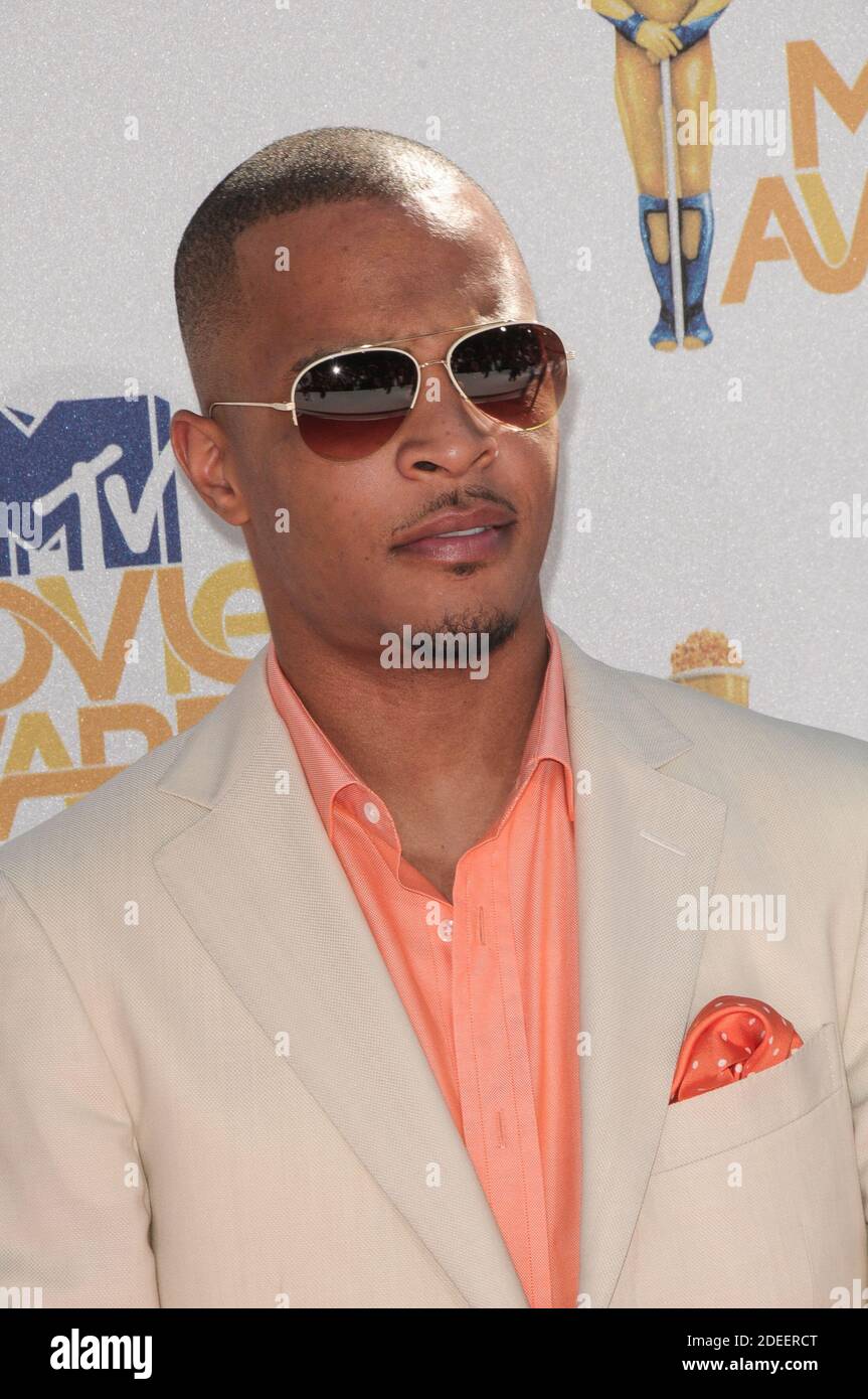 T.I. au MTV Movie Awards 2010 au Gibson Amphitheater, Universal Studios, Hollywood. CA 6, 6, 2010 Banque D'Images
