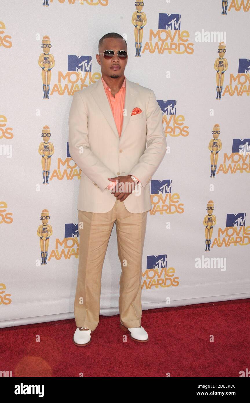 T.I. au MTV Movie Awards 2010 au Gibson Amphitheater, Universal Studios, Hollywood. CA 6, 6, 2010 Banque D'Images