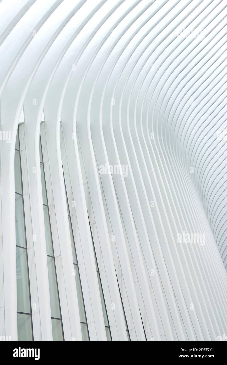Résumé de l'Oculus, New York Banque D'Images
