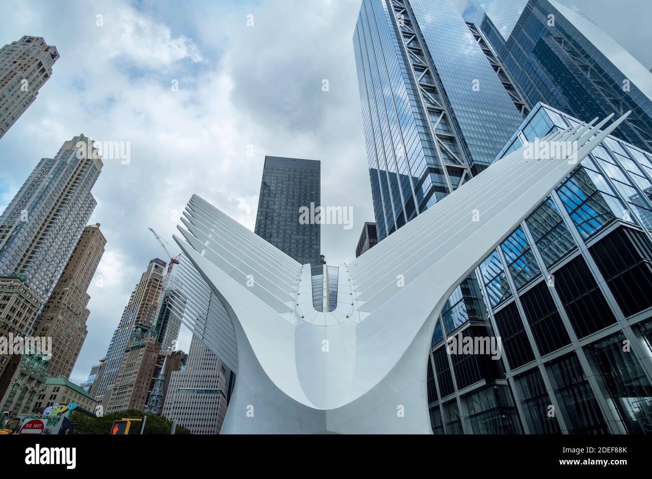 L'Oculus, World Trade Center, New York Banque D'Images