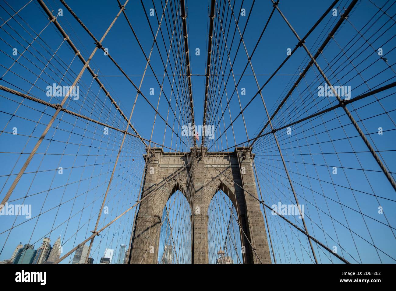 Pont de Brooklyn Banque D'Images