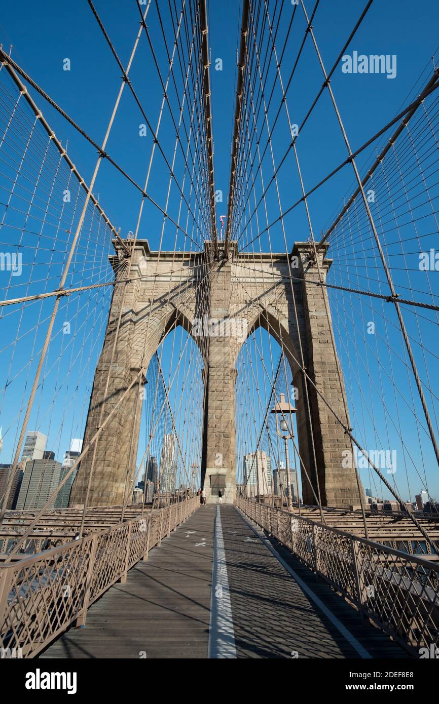 Pont de Brooklyn Banque D'Images