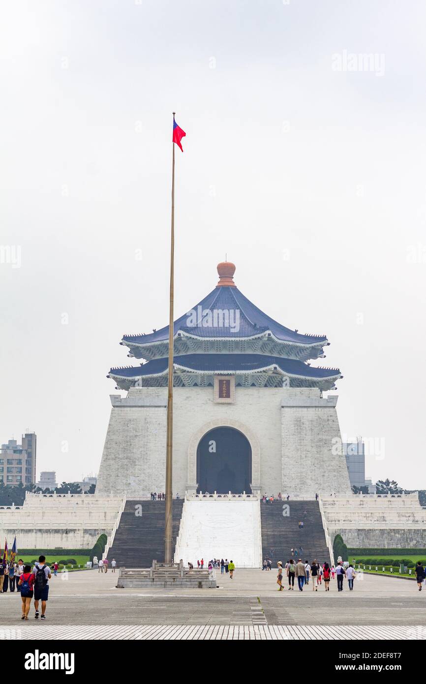 Le Chiang Kai Shek Memorial Hall à la place de la liberté à Taipei, Taïwan Banque D'Images