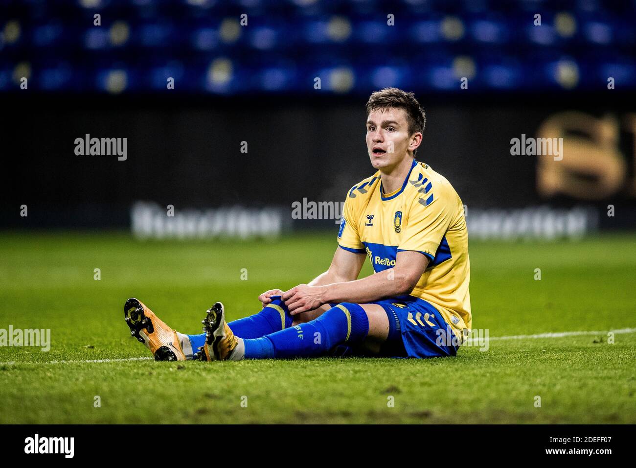 Brondby, Danemark. 30 novembre 2020. Mikael Uhre (11) de Broendby SI on le voit pendant le match 3F Superliga entre Broendby IF et Lyngby Boldklub au stade Brondby. (Crédit photo : Gonzales photo/Alamy Live News Banque D'Images