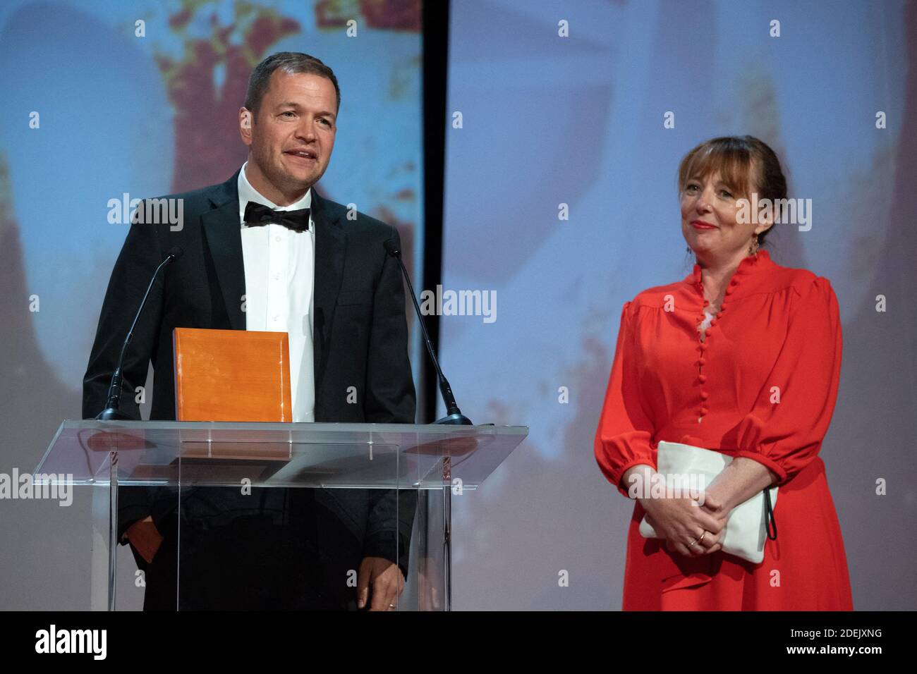 Tom Watt-Smith prend la parole lors de la cérémonie de clôture du 59ème Festival de télévision de Monte Carlo le 18 juin 2019 à Monte-Carlo, Monaco.photo de David Niviere/ABACAPRESS.COM Banque D'Images