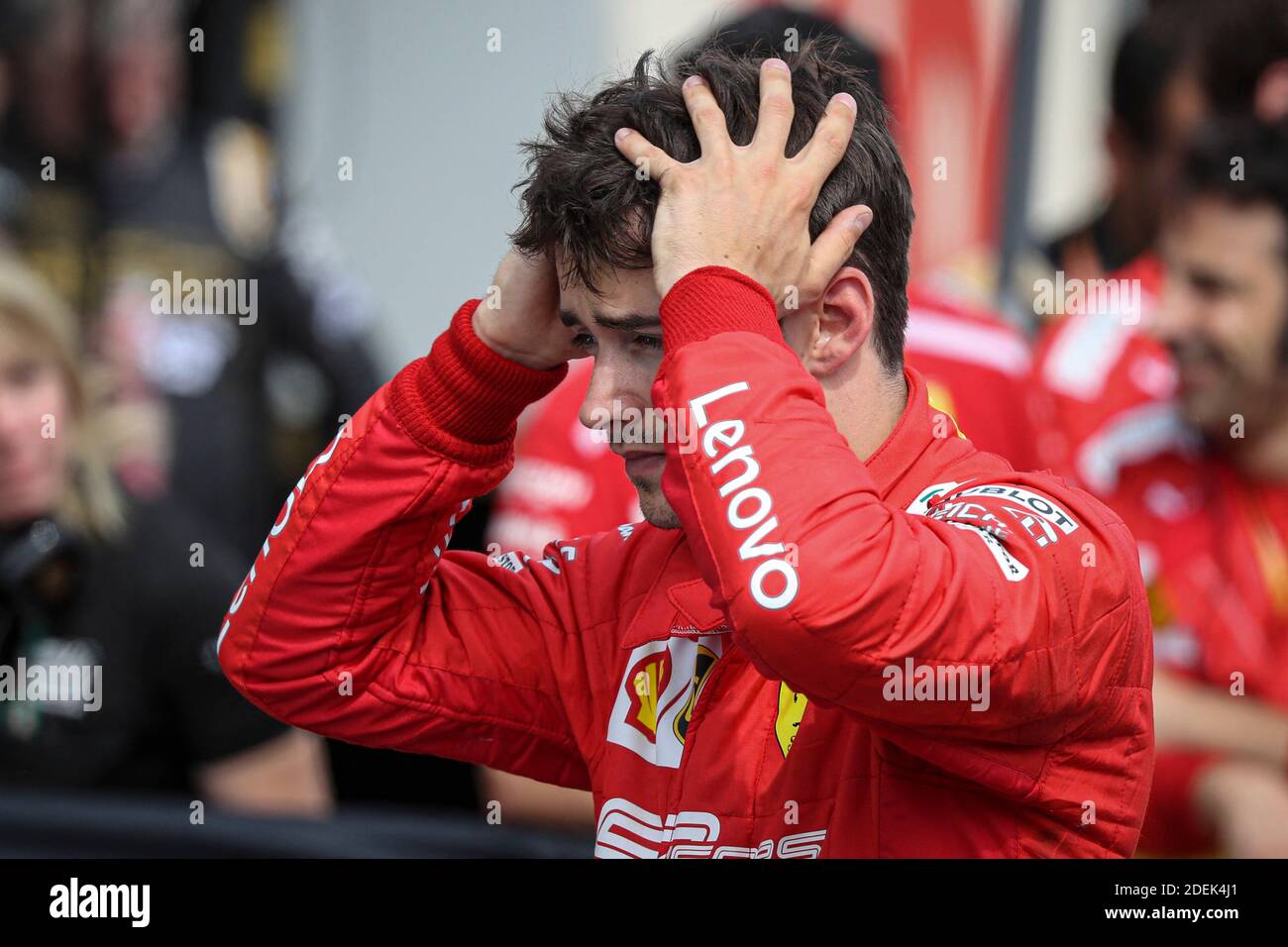 Charles Leclerc (Scuderia Ferrari) est classé 3e au Grand Prix de France 2019, le Castellet, le 23 juin 2019. Photo de Marco Piovanotto/ABACAPRESS.COM Banque D'Images