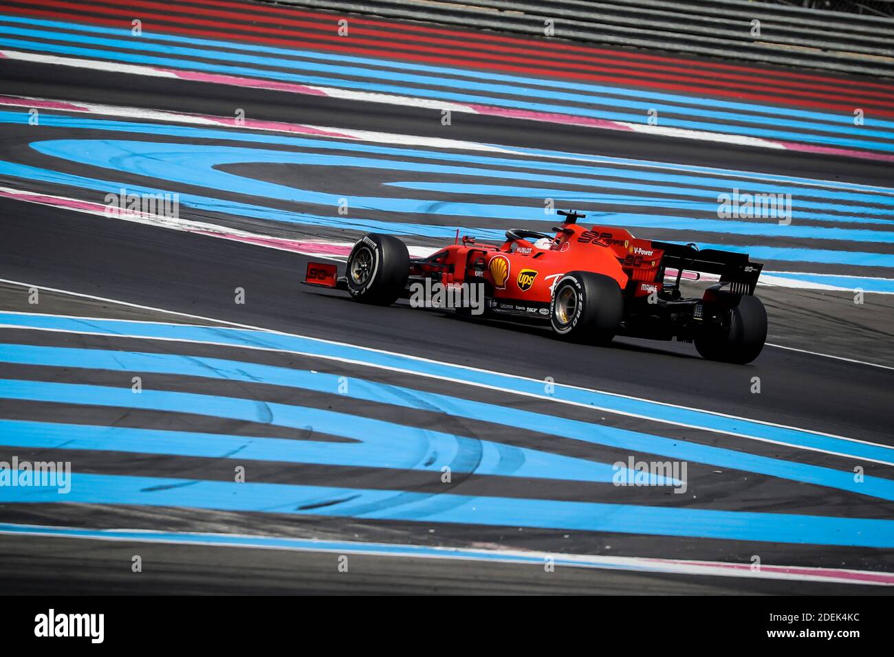 Sebastian Vettel (Scuderia Ferrari) passe au Grand Prix de France 2019, le Castellet, France, le 23 juin 2019. Photo de Marco Piovanotto/ABACAPRESS.COM Banque D'Images