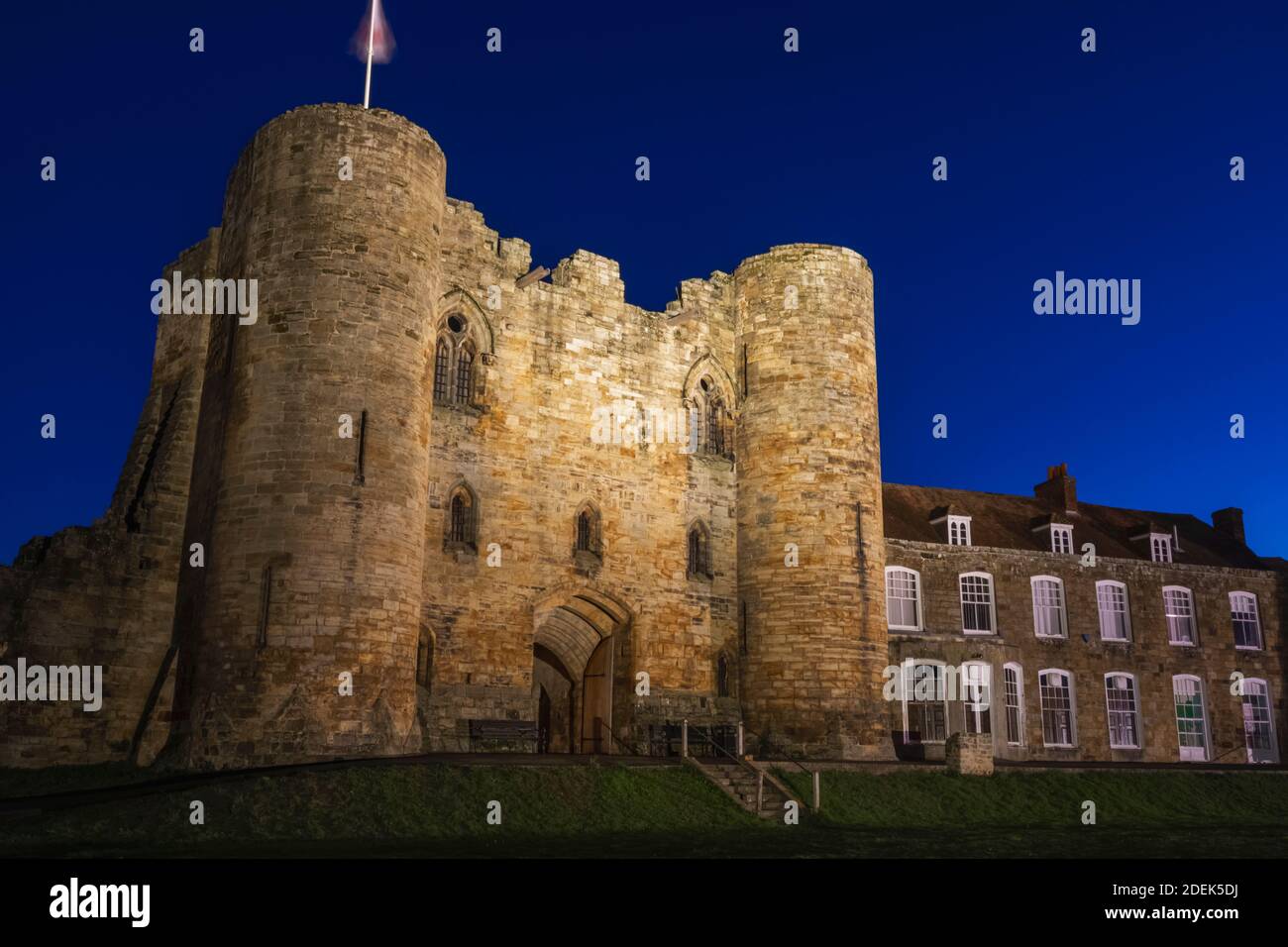 Angleterre, Kent, Tonbridge, Tonnbridge Castle Gatehouse Banque D'Images