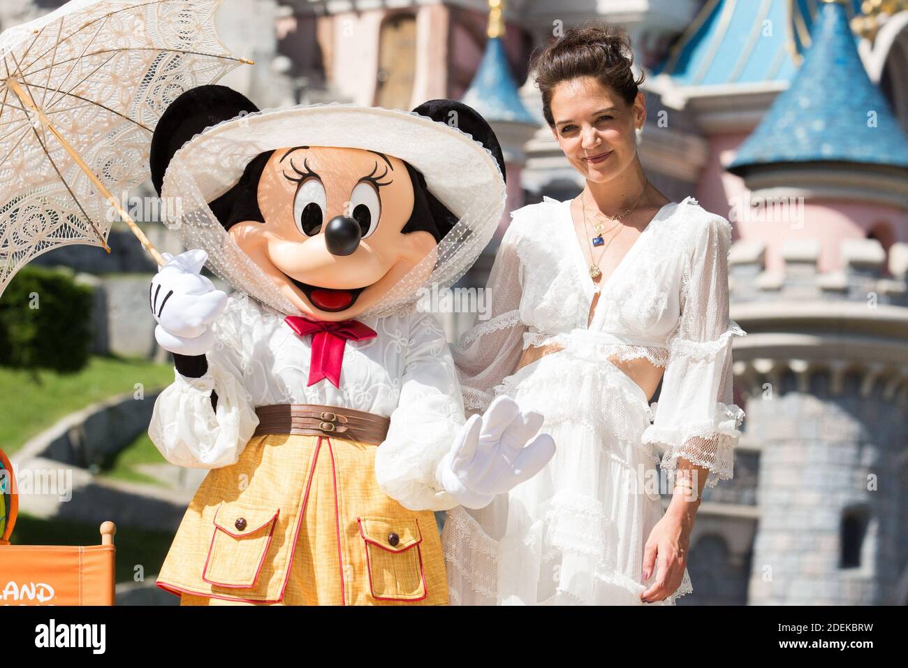 Katie holmes participe à la photocall « Jungle Book Jive » lors de l