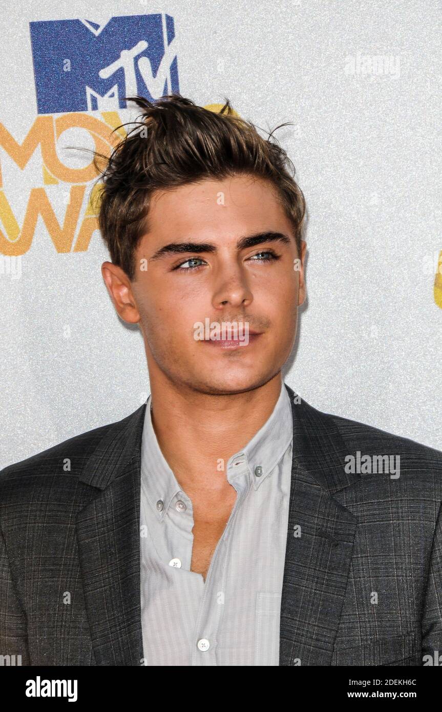 Zac Efron au MTV Movie Awards 2010 au Gibson Amphitheater, Universal Studios, Hollywood. CA 6, 6, 2010 Banque D'Images
