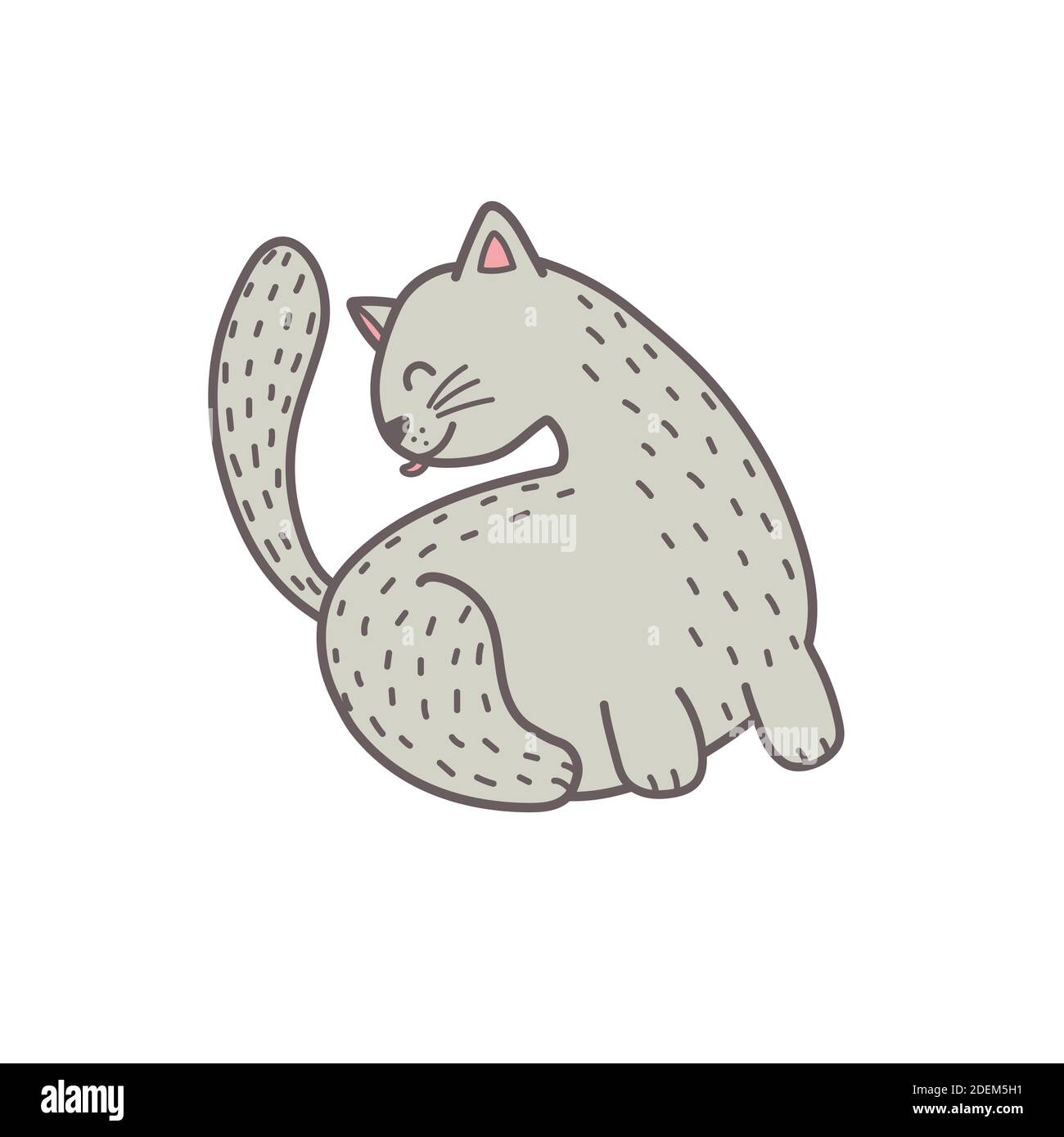 Patte De Chat Qui Leche Banque D Images Detourees Alamy