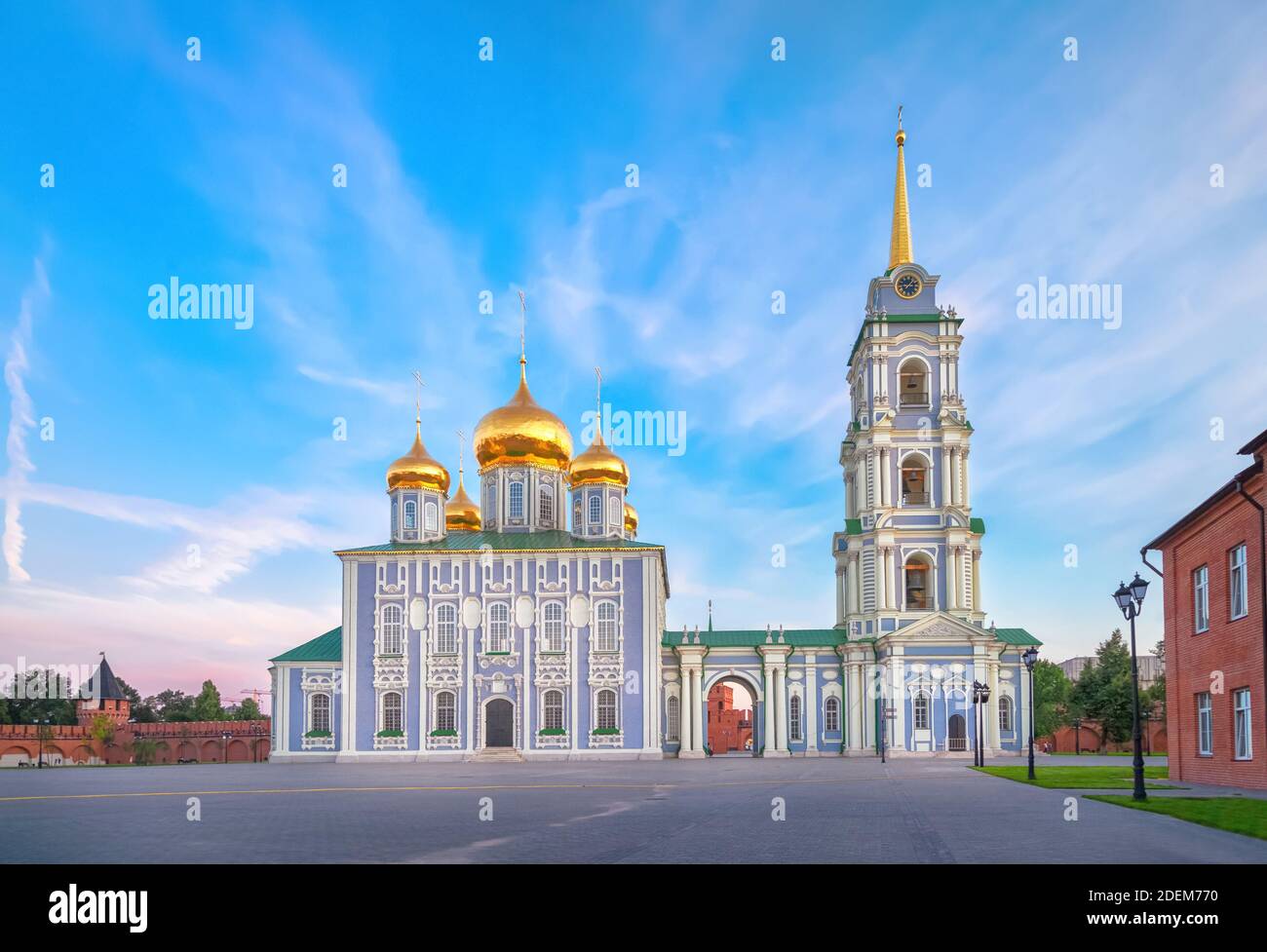 Assomption Cathédrale du Kremlin de Tula, Russie Banque D'Images
