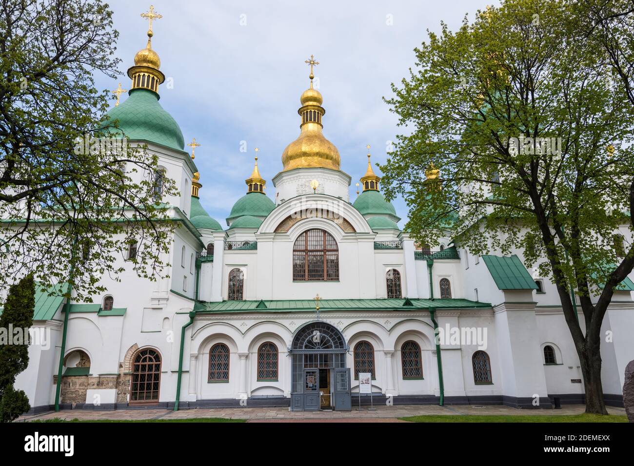 Bâtiment de la cathédrale SainteSophie de Kiev en Ukraine, un monument architectural