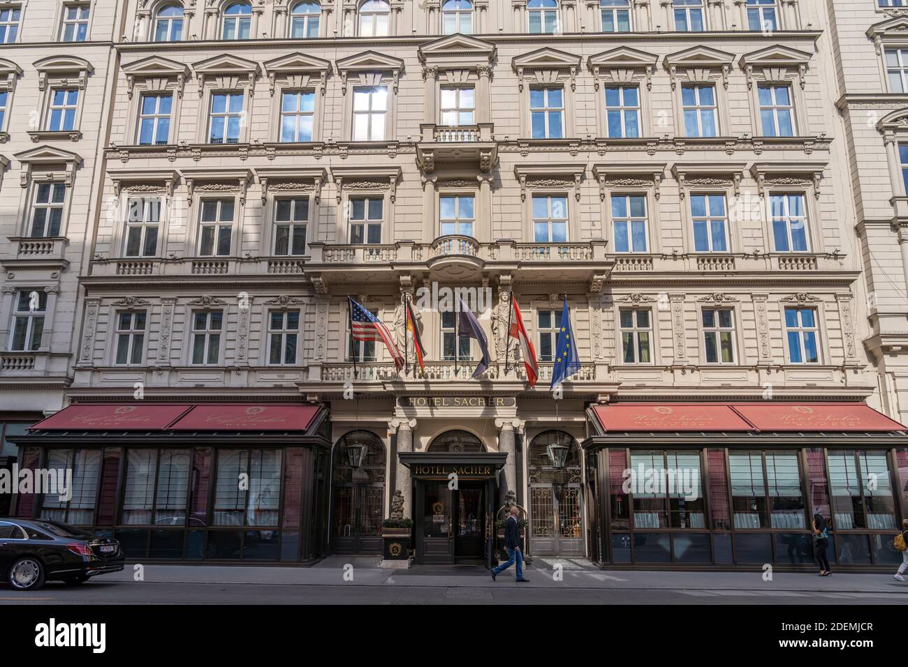 Hotel Sacher à Wien, Österreich, Europa | Hotel Sacher, Vienne, Autriche, Europe Banque D'Images