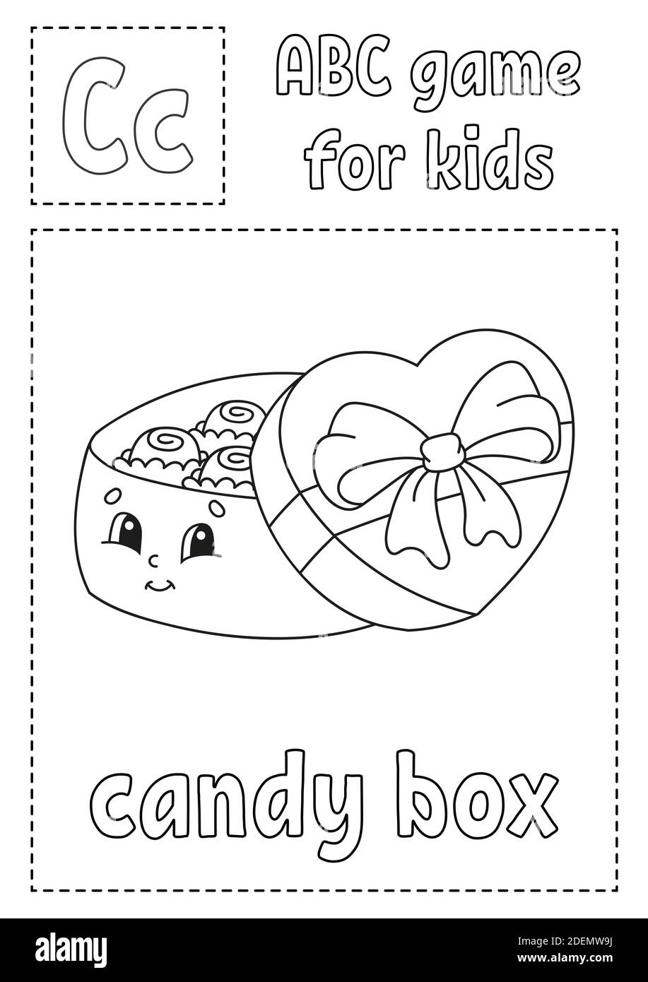 La lettre B est pour le bouquet. Jeu ABC pour enfants. Page de coloriage de l'alphabet. Personnage de dessin animé. Mot et lettre. Illustration vectorielle. Illustration de Vecteur