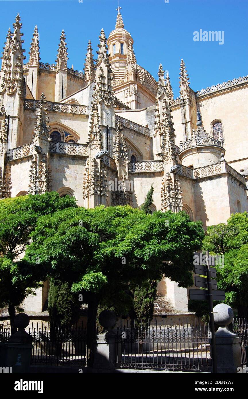 cathédrale de Ségovie, Espagne Banque D'Images