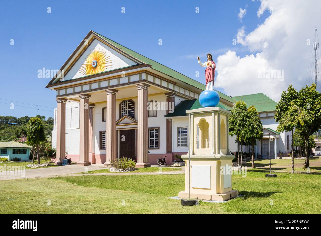 Façade de l'église du patrimoine de Duero à Bohol, Philippines Banque D'Images