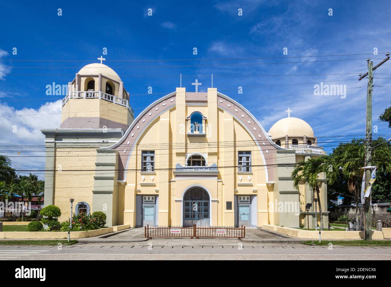 L'église du patrimoine à Jagna, Bohol, Philippines Banque D'Images