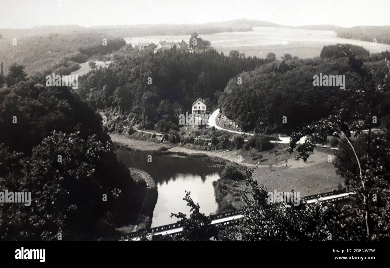 Gräveneck ist ein Ortsteil der Gemeinde Weinbach Limburg-Weilburg Lahn Banque D'Images