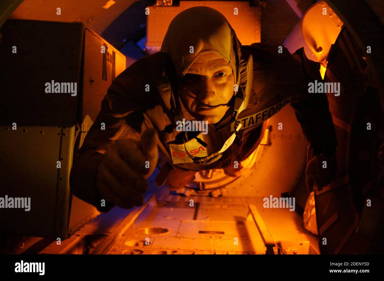 Test Apollo-Soyuz. Plate-forme de formation pour les astronautes américains et russes dans le cadre d'un projet de coopération spatiale (juillet 1975). Détails. Centre spatial Lyndon B. Johnson (JSC). Houston. État du Texas. États-Unis. Banque D'Images