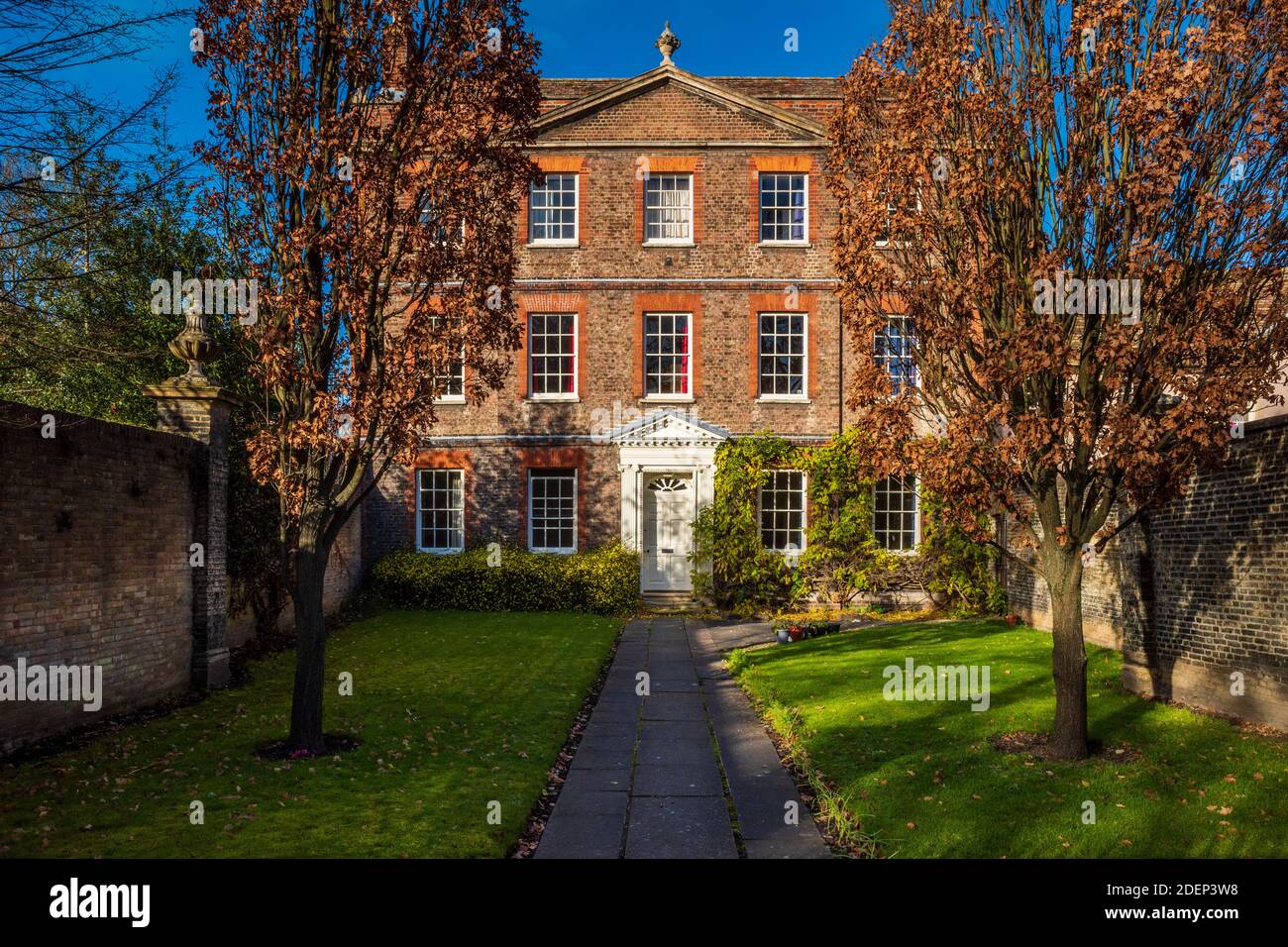 Little Trinity House Cambridge - datant de 1725, la première classe de la C18e maison domestique, maintenant utilisé comme logement pour les étudiants. Banque D'Images