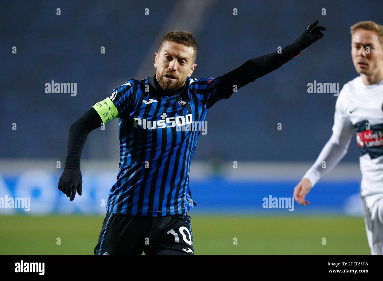 Gewiss Stadium, Bergame, Italie, 01 décembre 2020, Alejandro Dario Gomez (Atalanta) pendant Atalanta Bergamasca Calcio vs FC Midtjylland, UEFA Champions League football Match - photo Francesco Scaccianoce / LM Banque D'Images