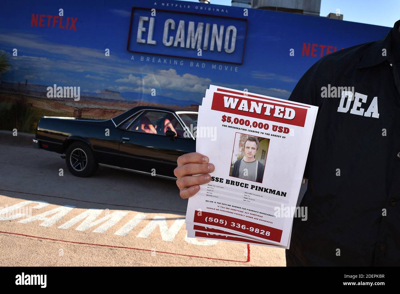 La première de Netflix 'El Camino: A Breaking Bad Movie' au Regency Village Theatre le 07 octobre 2019 à Los Angeles, CA, Etats-Unis. Photo de Lionel Hahn/ABACAPRESS.COM Banque D'Images
