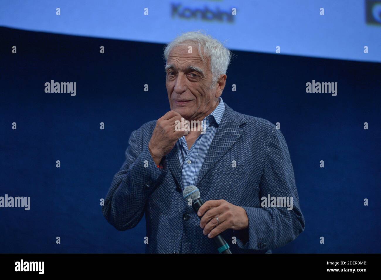 Gérard Darmon participe à la projection spéciale du film Astérix Mission Cleopatre lors du 11e Festival Lumière de Lyon à la Halle Tony Garnier à Lyon, France, le 17 octobre 2019. Photo de Julien Reynaud/APS-Medias/ABACAPRESS.COM Banque D'Images