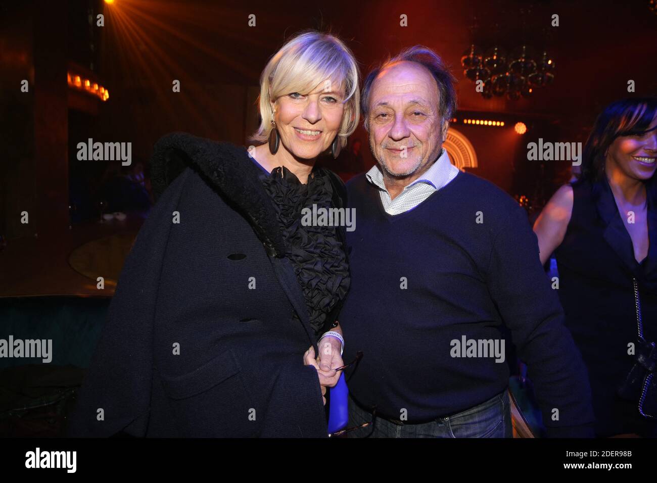 Chantal Ladesou et son enfant Michel Ansault lors de la soirée de progrès des vins et du parfum 'l'Ogre' de Jean-Marie Bigard, au Manko a Paris, France le 28 octobre 2019. Photo de Jerome Domine/ABACAPRESS.COM Banque D'Images