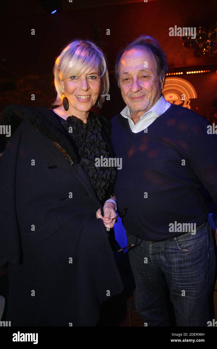 Chantal Ladesou et son enfant Michel Ansault lors de la soirée de progrès des vins et du parfum 'l'Ogre' de Jean-Marie Bigard, au Manko a Paris, France le 28 octobre 2019. Photo de Jerome Domine/ABACAPRESS.COM Banque D'Images