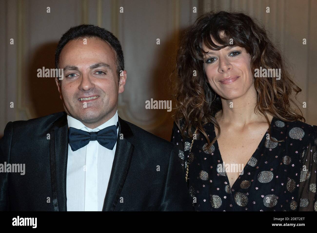 Laurent Amar et Magali Ripoll participant au Vaincre le cancer Benefit Party au cercle de l'Union Interalliee à Paris, France, le 20 novembre 2019. Photo d'Aurore Marechal/ABACAPRESS.COM Banque D'Images