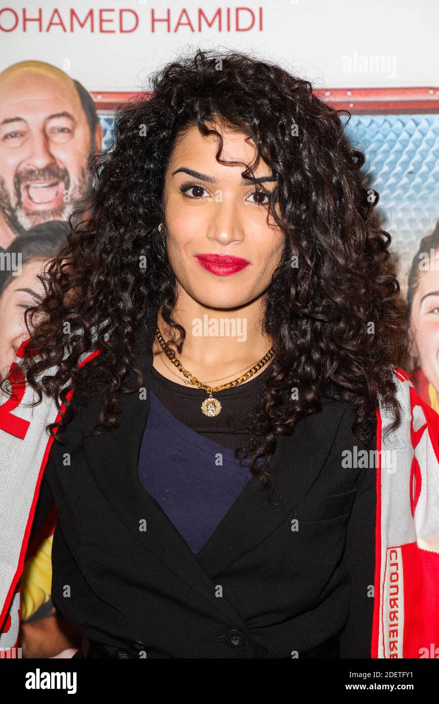 Sabrina Ouazani à la tête de première de l'une Belle Equipe à Biarritz Elysées à Paris, France, le 3 décembre 2019. Photo de David Boyer/ABACAPRESS.COM Banque D'Images