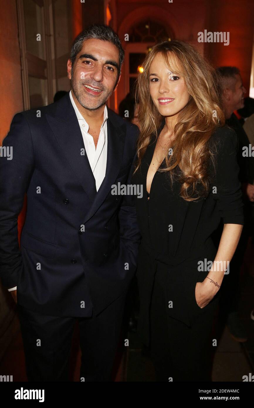 Elodie Fontan Et Ary Abittan En Couple Exclusif - Ary Abittan et Elodie Fontan participant à la 27e cérémonie de  remise des prix Trophees du film Français au Palais Brongniart à Paris,  France, le 11 février 2020. Photo de
