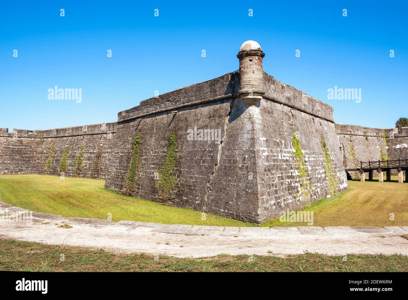 Castillo de San Marcos (St. Mark's Castle) dans la ville de Saint Augustine. Floride. ÉTATS-UNIS Banque D'Images Castillo de San Marcos (St. Mark's Castle) dans la ville de Saint Augustine. Floride. ÉTATS-UNIS Banque D'Images