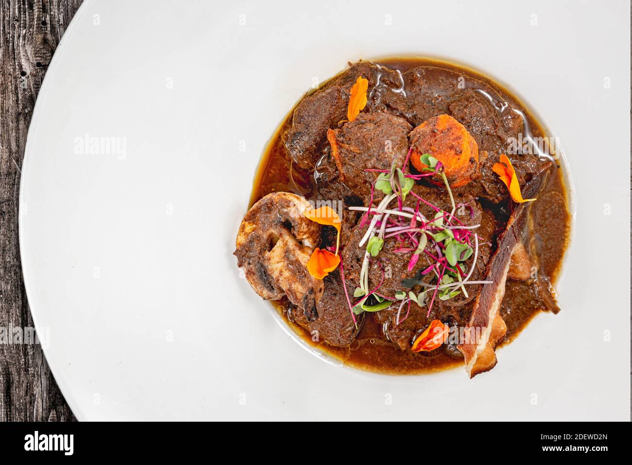 Boeuf Bourguignon Banque D'Images