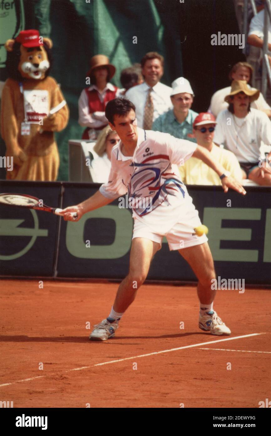 Joueur de tennis espagnol Alberto Berasategui, 1995 Banque D'Images