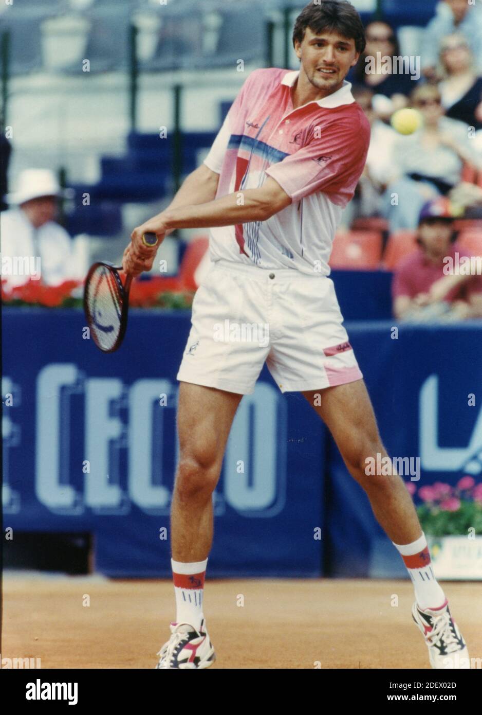 Joueur croate de tennis Goran Ivanisevic, années 1990 Photo Stock - Alamy