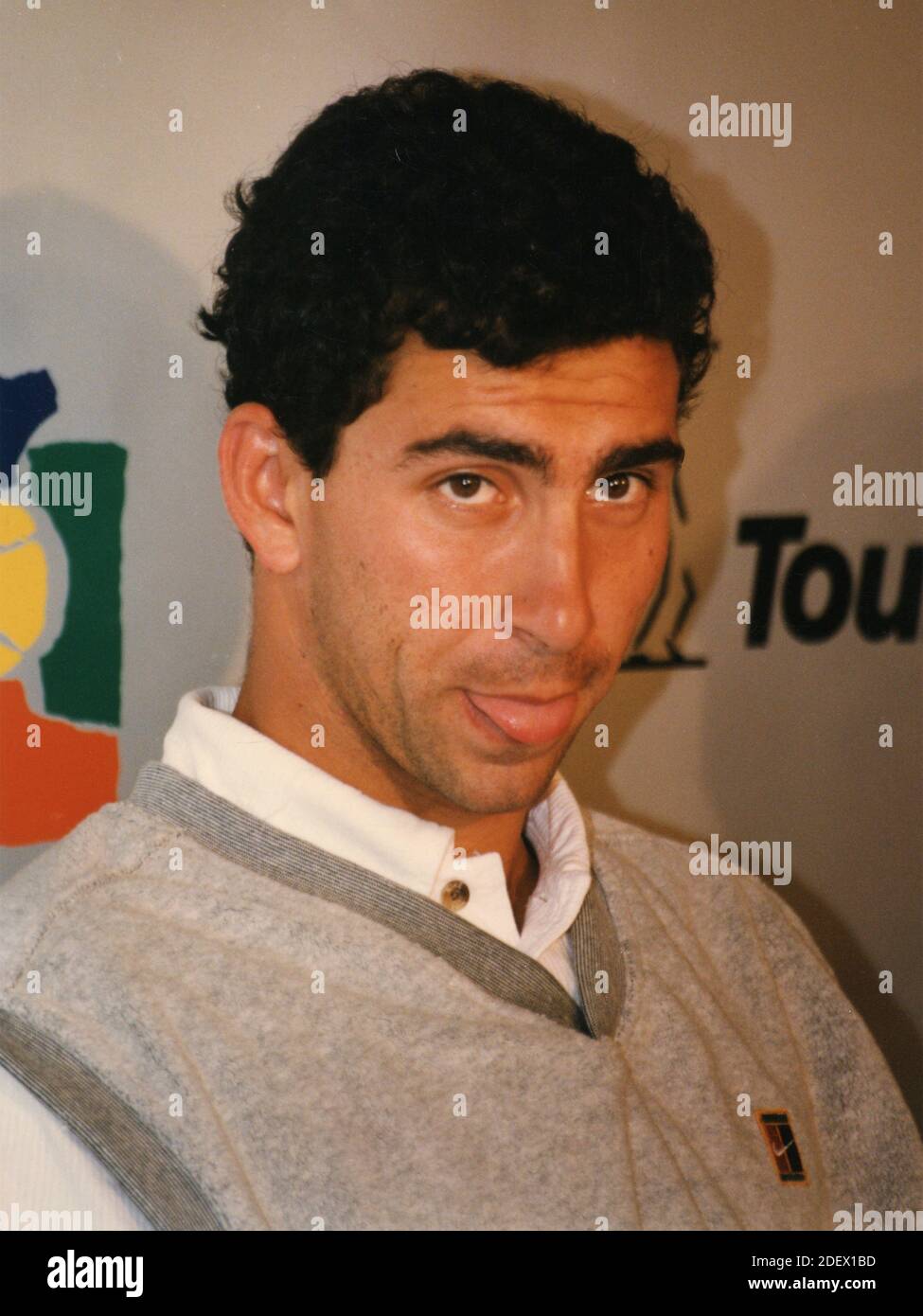 Joueur de tennis espagnol Albert Costa, 1996 Banque D'Images