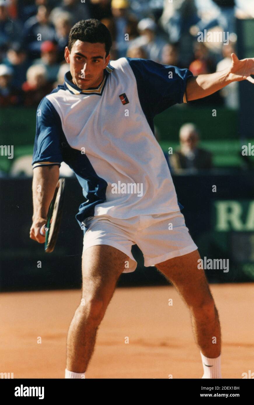 Joueur de tennis espagnol Albert Costa, 1997 Banque D'Images