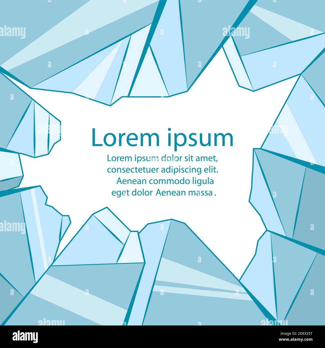 Illustration colorée de verre brisé avec emplacement pour le texte. Vandalisme et hooliganisme. Fenêtre et glace fiables. Modèle de dessin animé vectoriel pour bannières, illustration Illustration de Vecteur