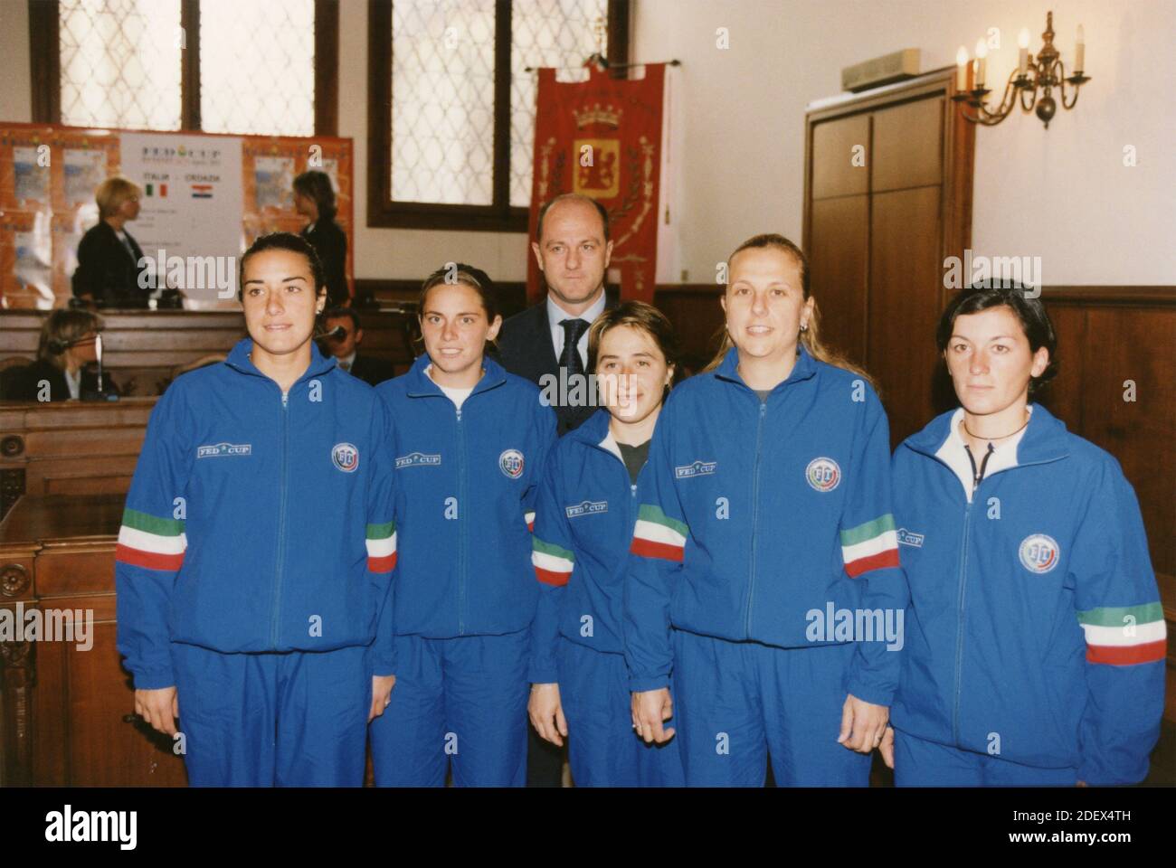 Équipe italienne de tennis féminine, années 1990 Banque D'Images