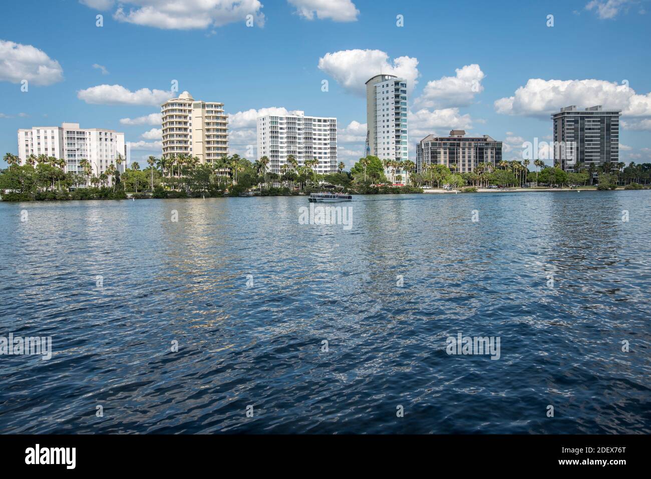Magnifique wiev du front de mer dans la ville de Sarasota Banque D'Images
