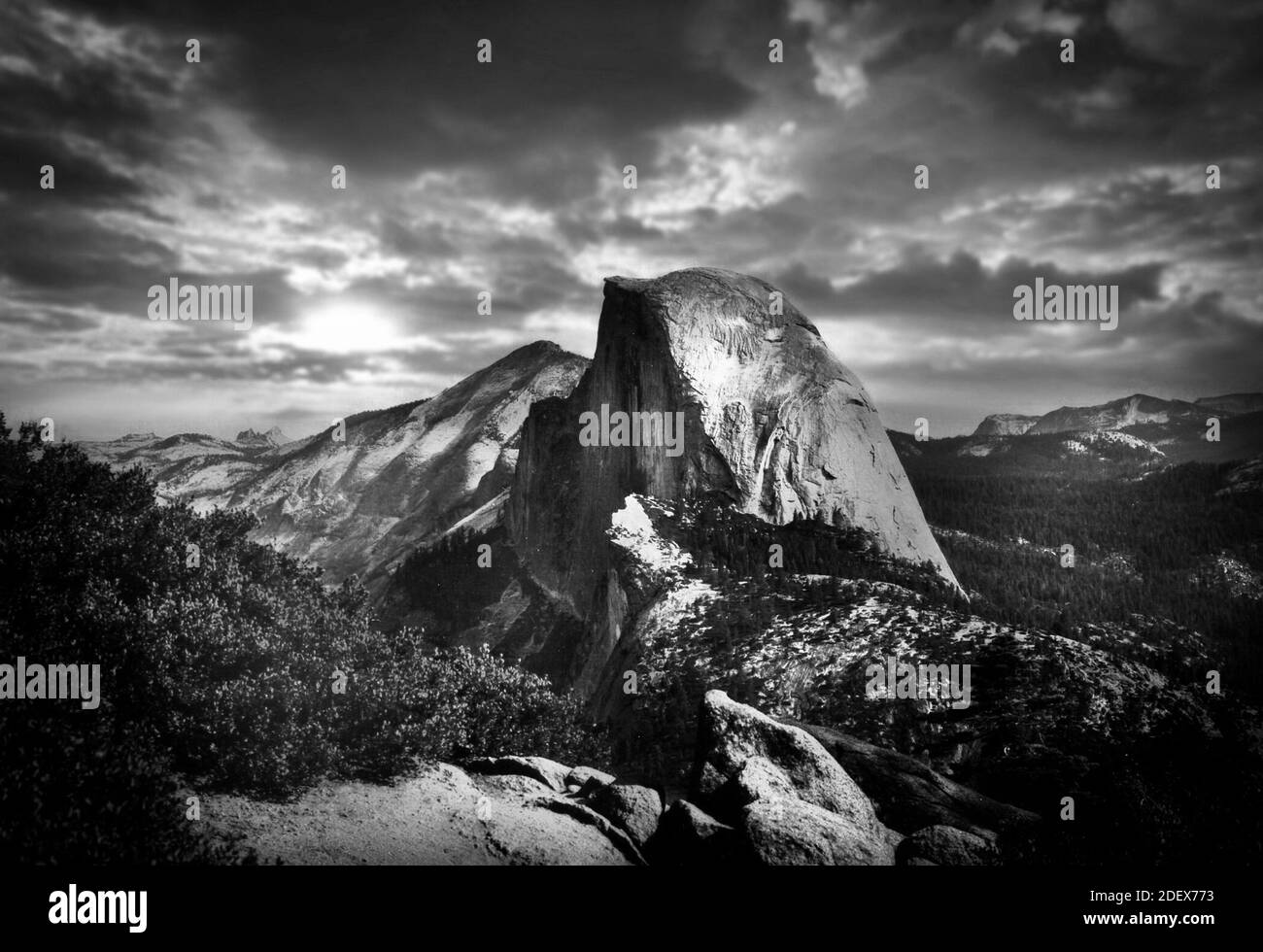 Half Dome Banque D'Images